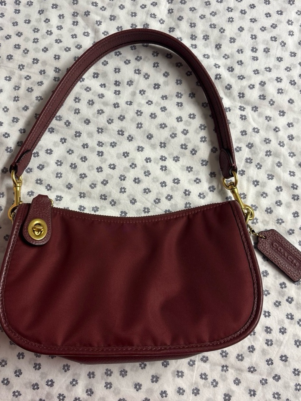 Coach Swinger red bag in Nylon